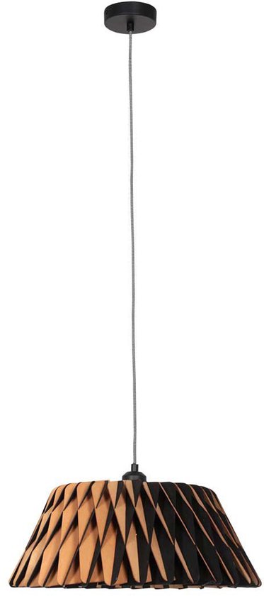 Anne Lighting - hanglamp - Maze - naturel - hout - Ø 46cm - E27 - 3490BE