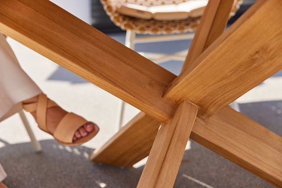 Hartman Provence Ronde Tuintafel 150 Cm - Natural Teak
