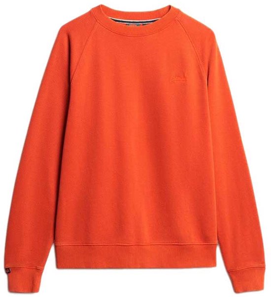 Superdry - Essential Logo raglansweatshirt met ronde hals - Heren - Truien - Maat L