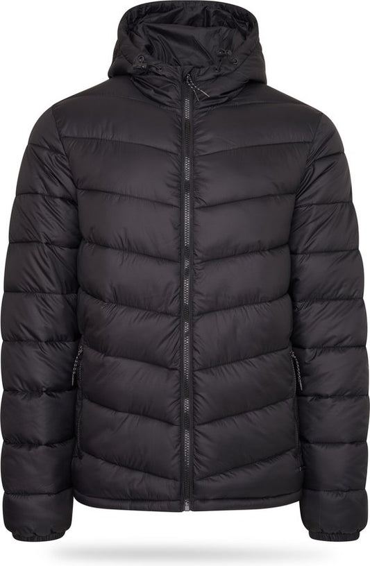 Pierre Cardin - Heren Jas winter Padded Jacket - Zwart - Maat M
