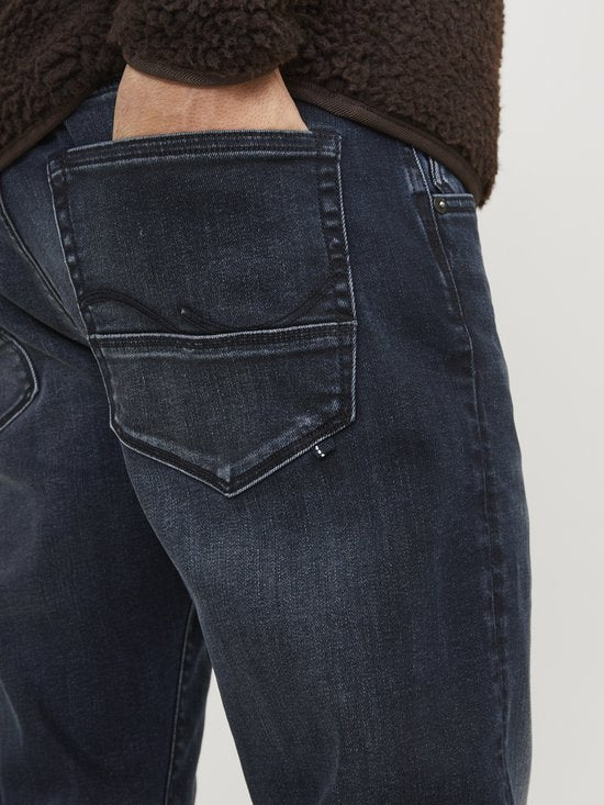 Jack & Jones Glenn Slim Fit Jeans JJFOX 50SPS - Donkerblauw Denim - W33/L32