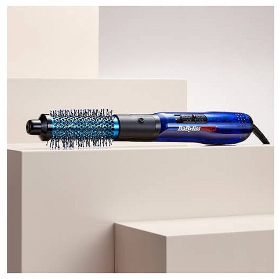 BaBylissPRO Föhnborstel - 34 mm - AirStyler - 700W - 2 Snelheden - Krulborstel - Blauw