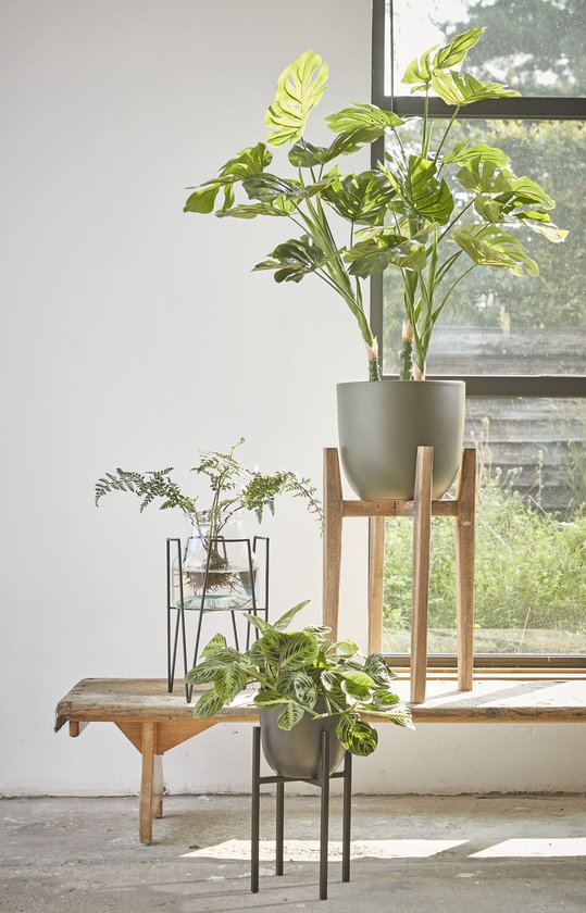 Mica Decorations Monstera Kunstplant - H100 x Ø75 cm - Groen