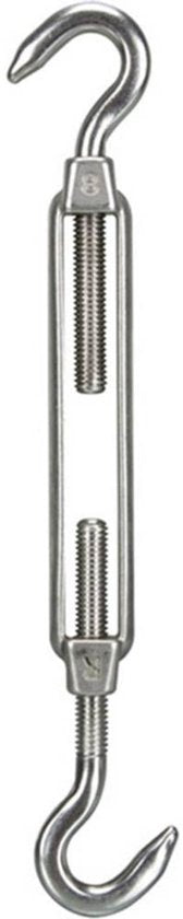 Perel Spanschroef, 2 haken, roestvrij staal, spanbereik 190 mm-270 mm