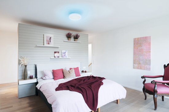 LEDVANCE Armatuur: voor plafond, DECORATIEVE PLAFOND BACKLIGHT MET WIFI TECHNOLOGIE / 28 W, 22-…24- V, stralingshoek: 11-, RGBTW, 3-65- K, behuizingsmateriaal: staal, IP2-