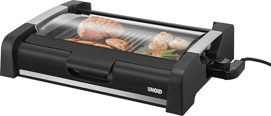 Unold Barbecue Tafelgrill Elektrisch Controlelampje Zwart
