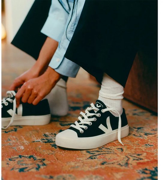Veja Wata Ii Low Canvas Schoenen Zwart EU 45 Man