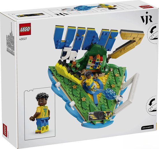 LEGO Editions - Vini Jr. – Voetbalhoogtepunten Voetbal Bouwpakket voor Kinderen - 43027