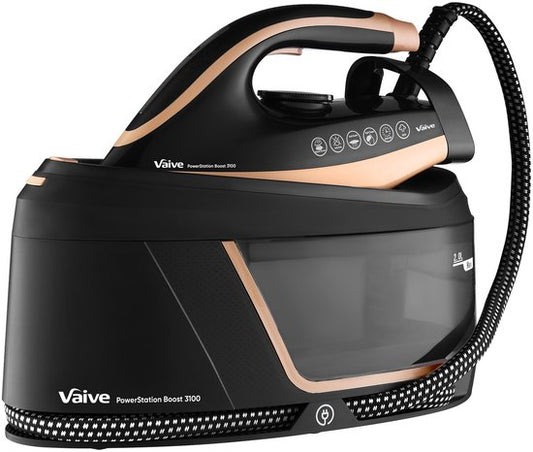 VAIVE PowerStation Boost 3100 Stoomstrijkijzer met Stoomgenerator - Strijkijzer - Iron - Stoomstrijkijzers - 3100W - Station - 2L Watertank