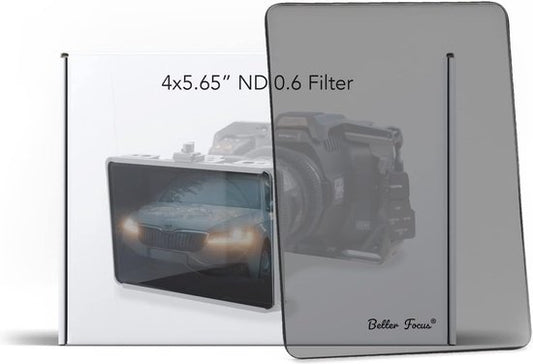 Better Focus 4x5,65 Cinema Filter voor Matte Box - ND 0.6 - Water- en Olieafstotend