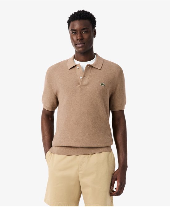 Lacoste - Trui - Lacoste - Herentrui - Maat M - Bruin