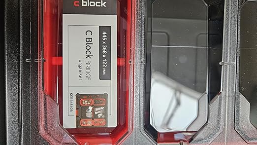 Kistenberg C BLOCK BRIDGE Cool Grey 4C Gereedschapsorganizer met dozen