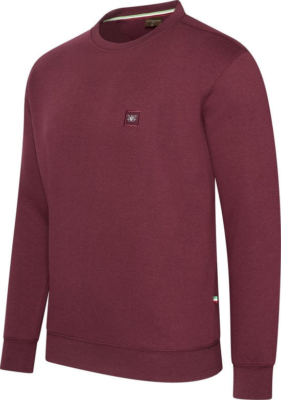 Cappuccino Italia - Heren Sweaters Prato Sweater - Rood - Maat XXL