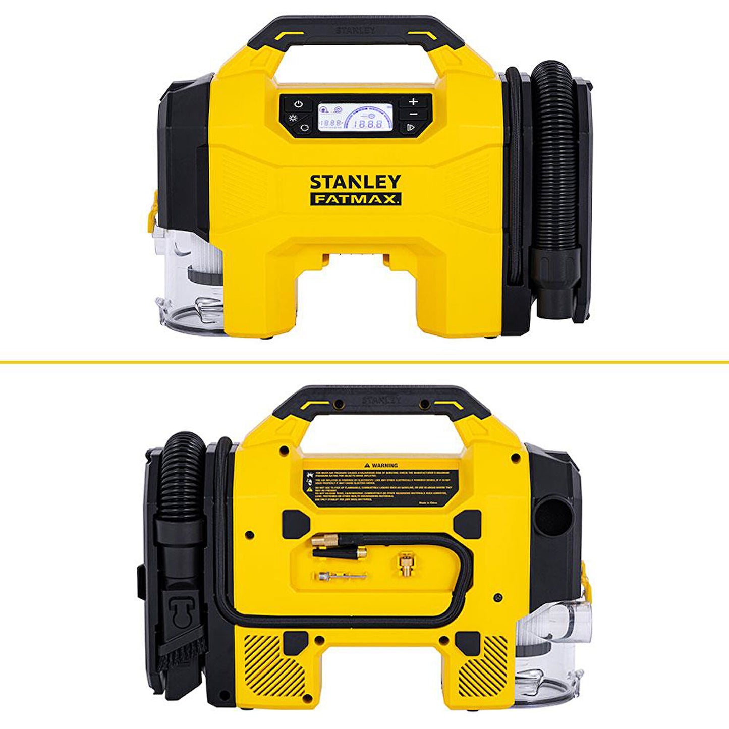 Stanley Fatmax 3-in-1 Compressor Stofzuiger SXVI02001A – 370 x 143 x 261 mm