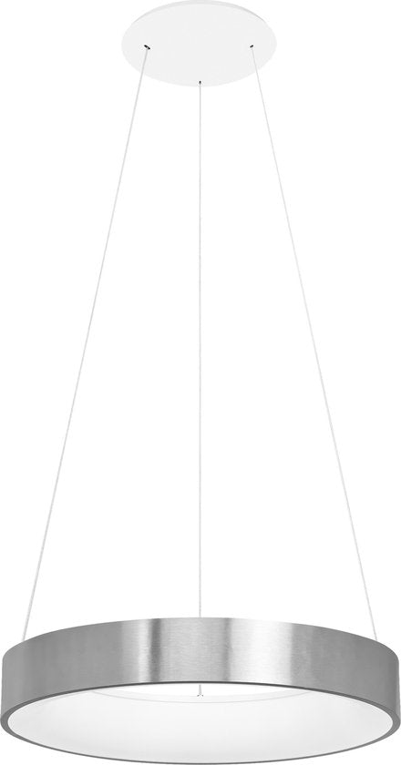 Ledvance – Pendellamp met Biorythmus-functie – 450 mm – Aluminium – Dimbaar – 2200–5000 K – 500 lm – Zilver