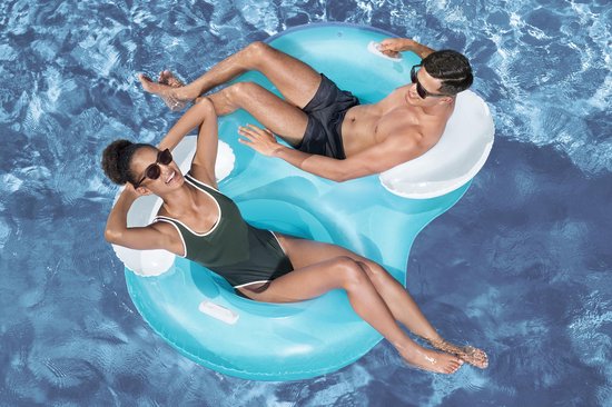 Bestway Cool Comfort Zwemband voor 2 Personen - Met Rugleuning - 171 x 104 x 47 cm