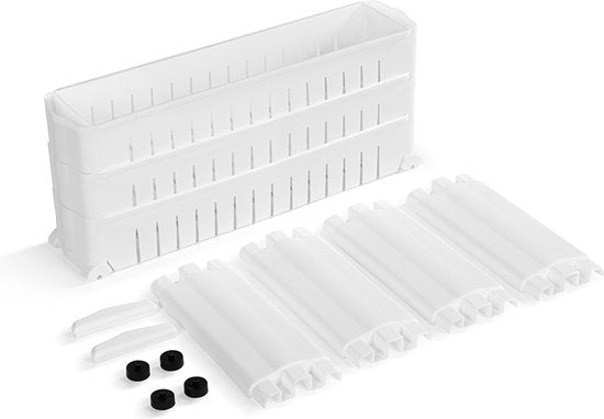 Home&Comfort Keukentrolley op Wieltjes - Compact Opbergrek - 3 Lagen