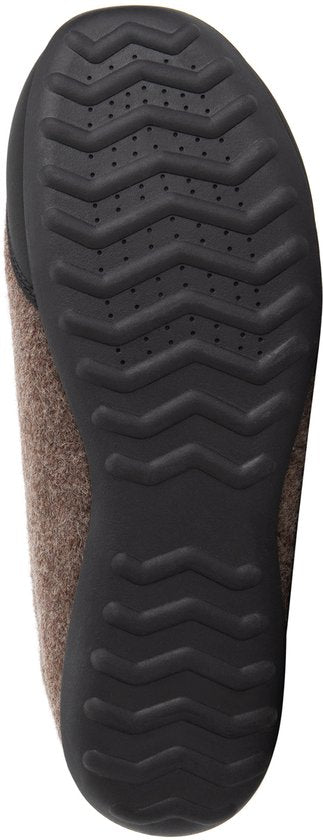 Travelin' Back2Home Heren - Pantoffels - Wol - Bruin - maat 45