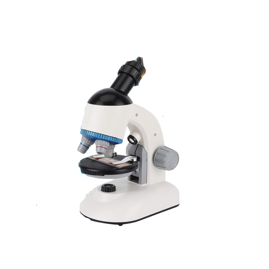 ODESSEY Julius Microscoop – 1200X Vergroting, 360° Roterend, Dubbele LED – 15 x 18 x 27 cm – Zwart