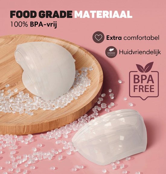 Vulpes Goods® Babycare Lekschaal – Moedermelk Opvangcup – BPA Vrij – 60ML