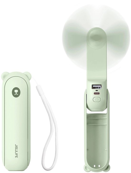 Jisulife Mini Handheld Fan Life8 Plus Draagbare Usb-Ventilator