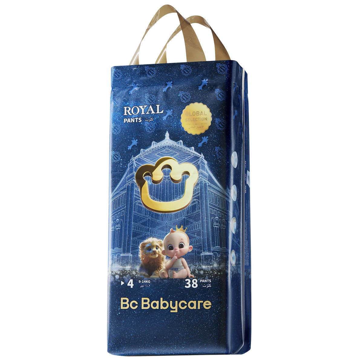 Bc Babycare Royal Luierbroekjes Maat 4 - 9-14 kg - 38 Stuks - 40x19x16 cm