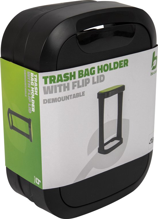 Bo-Camp BC Vuilniszakhouder Flip lid - Afvalemmers