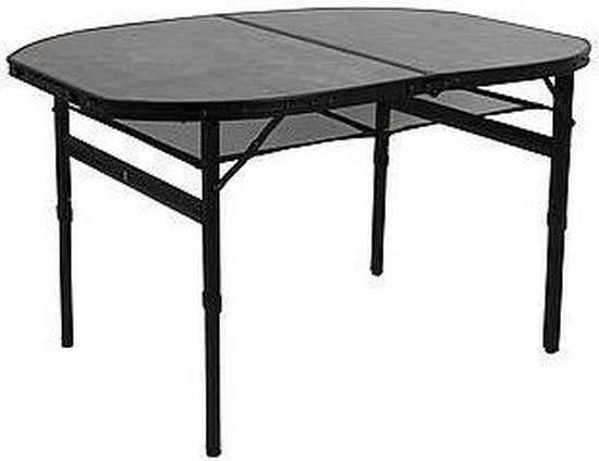 Bo-Camp - Industrial - Tafel - Northgate - Ovaal - Koffermodel - 120x80 cm