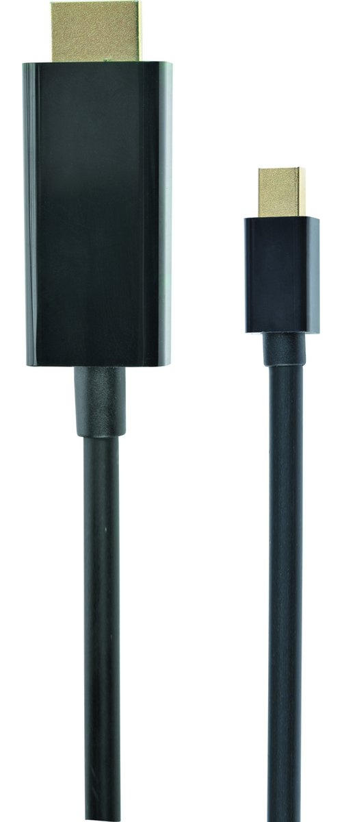 Gembird Mini DisplayPort naar HDMI Kabel - 1,8 Meter - 4K Ondersteuning - Zwart