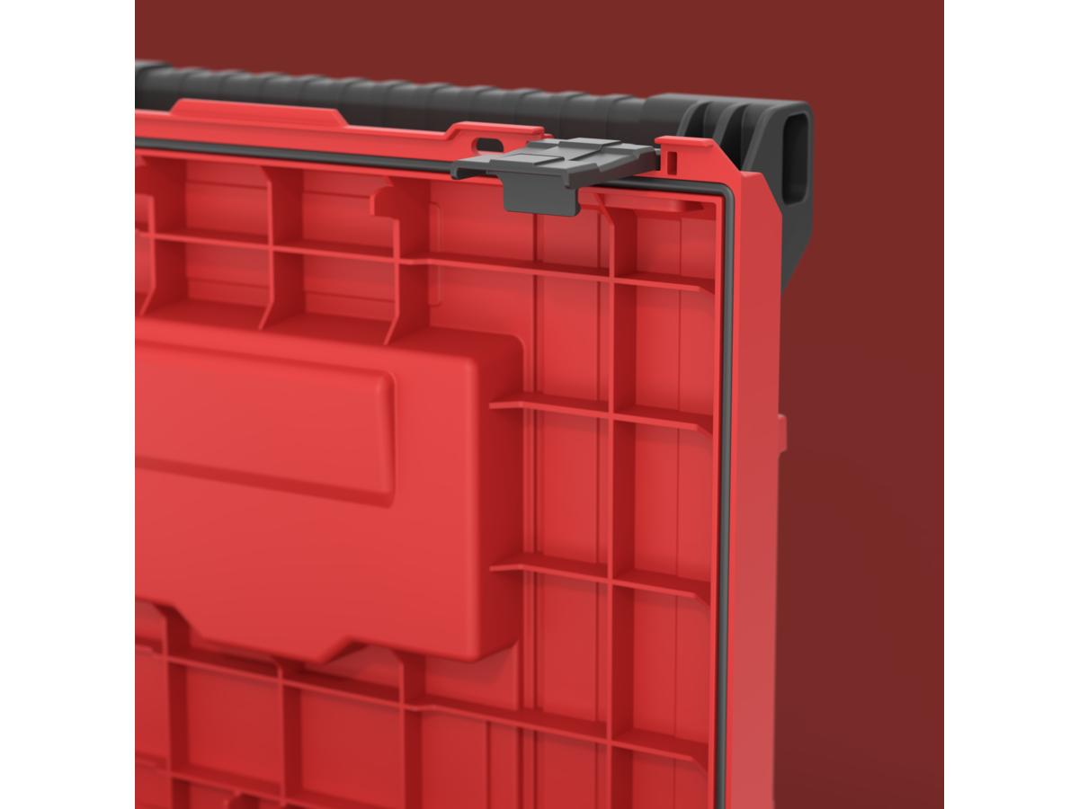 Qbrick Pro Cart 2.0 Plus - Compact en Duurzaam - Rood