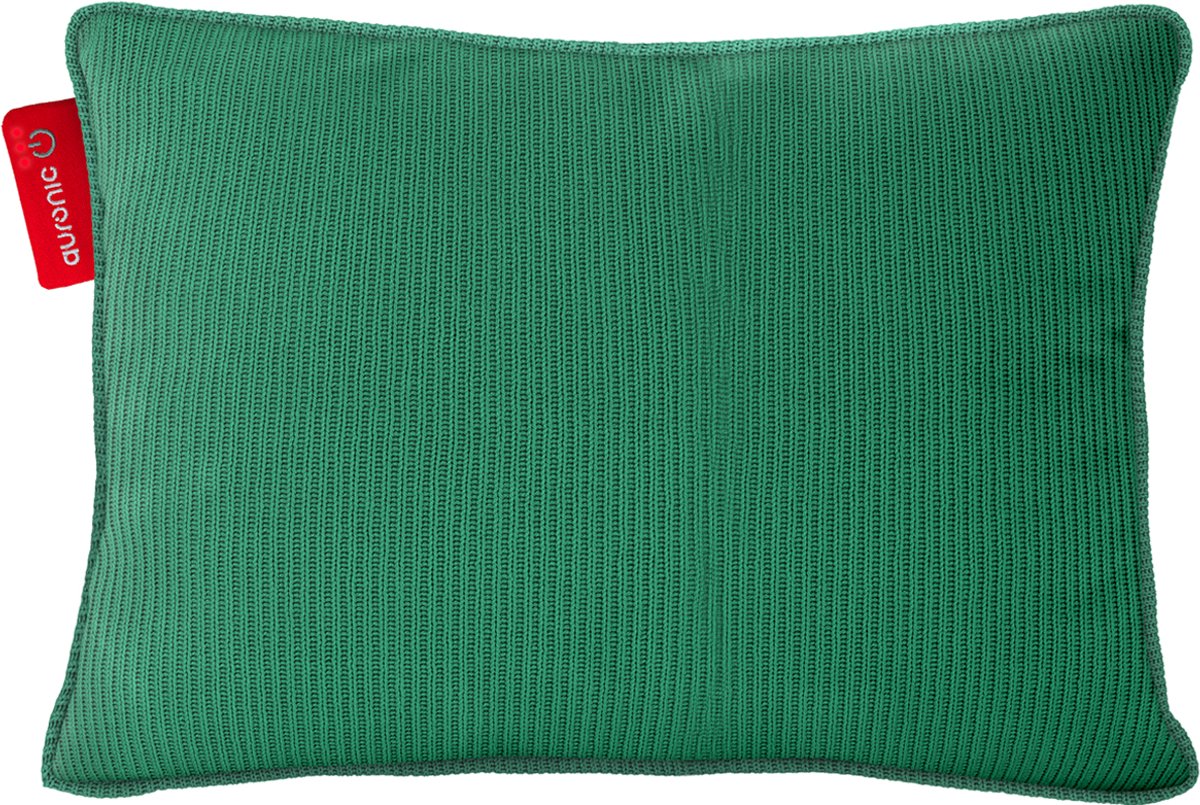 Auronic Warmtekussen - Knitted - 45x60 - Draadloos - Oplaadbaar - Elektrisch - Infrarood - Pastelgroen