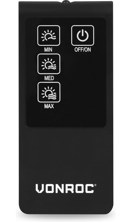 VONROC Afstandsbediening voor PH512AC heater Vesuvio 2000W