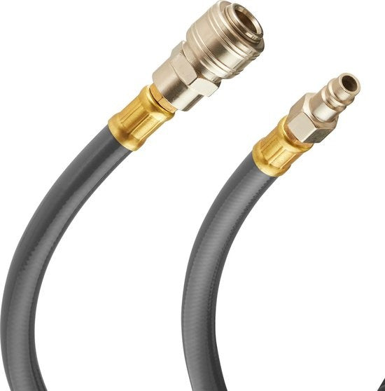 tectake Persluchtslang met haspel 30 m - 403431
