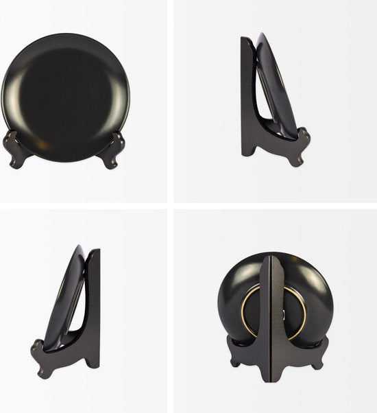 Luft Houten borden display - Borden tot 27cm hoog - Elegant design - Bordenstandaard - borden display standaard - Bordenhouder - Voor sierborden - Boekstandaard - bordenhanger - bordenrek