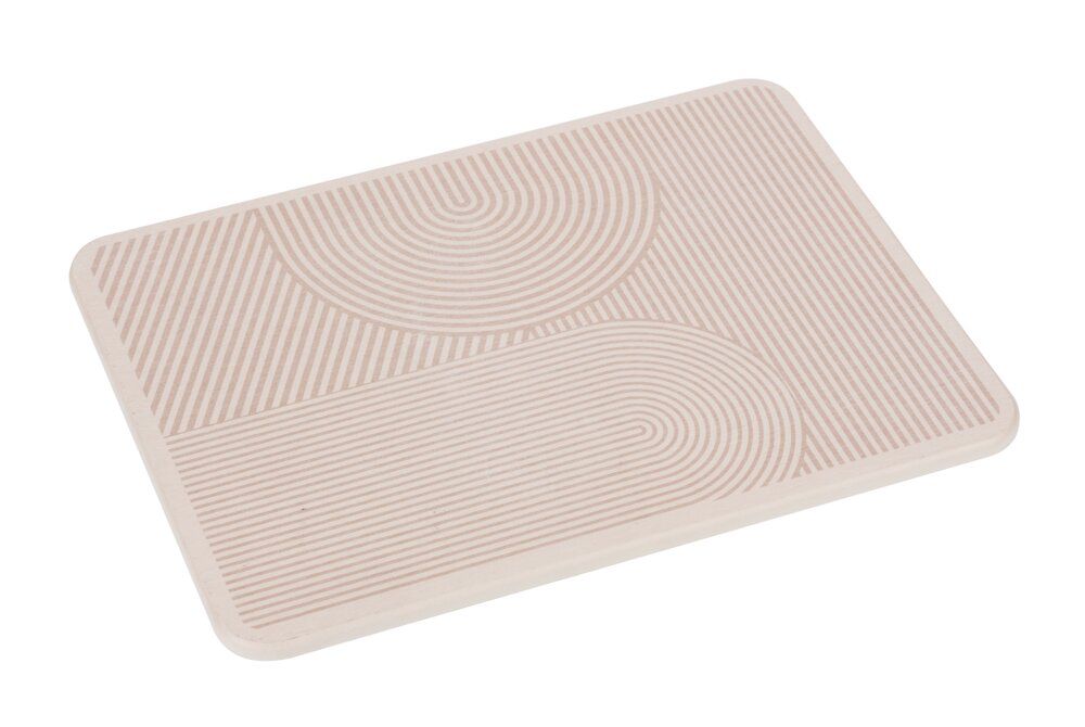 WENKO Damon Afdruipmat Beige - 40 x 30 cm - Diatomiet - Snel Drogend