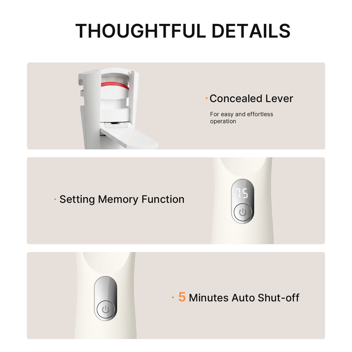 TOUCHBeauty digitale verwarmende wimperkruller TB-2316