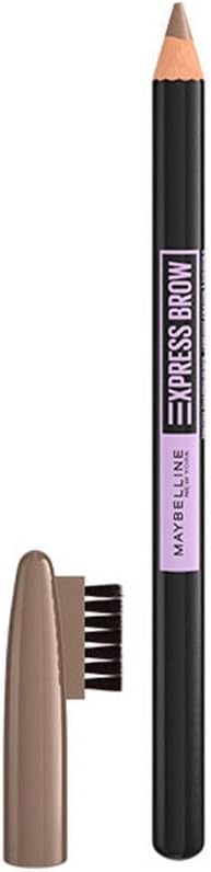 Maybelline Express Brow Shaping Pencil - Wenkbrauwpotlood met Coconut Oil Formule - Kam & Getailleerde Punt - 03 Soft Brown - 16 x 9 x 136 mm