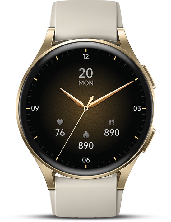 Otiume Zenith GTX05 – Smartwatch – 45mm Amoled Display – GPS – Bluetooth bellen – Goud