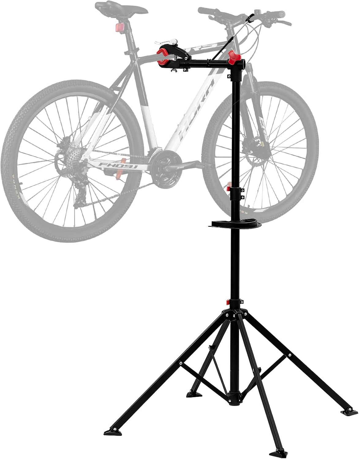 WOLTU Fiets Montagestandaard Zwart - 105-185 cm Verstelbaar - 360° Draaibaar - Tot 25 kg