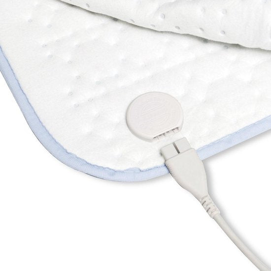 Inventum HN136I - Elektrische onderdeken - Warmere voetenzone - 1 persoons - 150x80 cm - Fleece - Lichtblauw