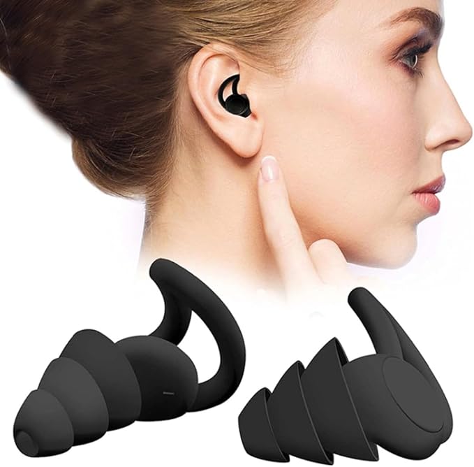 MR. PANACHE Oordoppen - Oordopjes Slapen - Anti-Snurk - Earplugs - Slaapoordoppen - Sleep Plugs - Geluidsdempende Oordopjes - BPA vrije Siliconen - Hoge Geluidsdemping (35dB) - Zwart