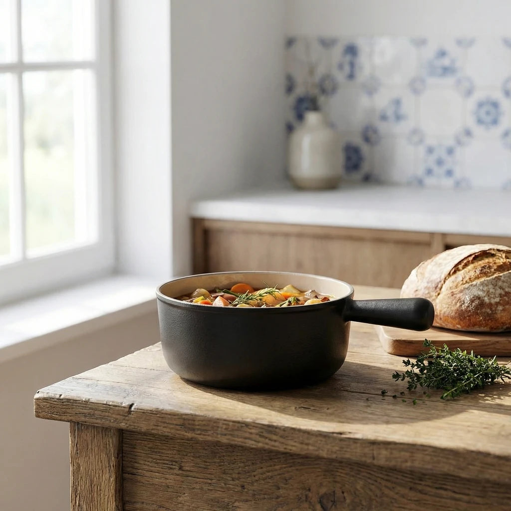 Le Creuset gietijzeren braadpan - 22 cm, zwart