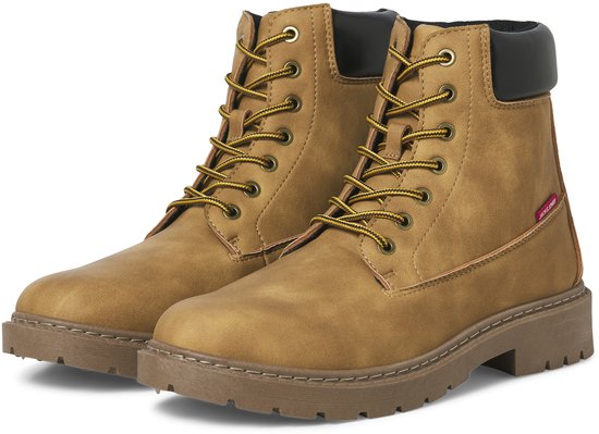 Jack & Jones - Heren Veterschoenen Thames Boot - Beige - Maat 40