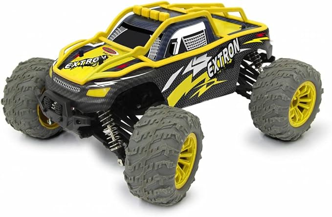 Jamara - Extron Junior Truggy - 4WD High-Speed RC Auto - Schaal 1:14 - Kunststof - Geel/Grijs