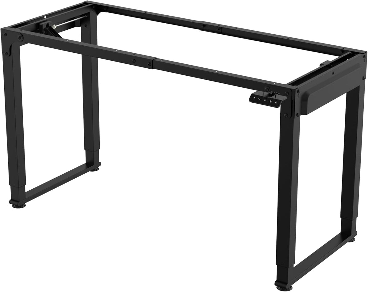 Vdd gaming Elektrisch verstelbaar gaming bureau tafelframe - zwart – 90 x 79,5 x 10,8 cm – stevig stalen onderstel
