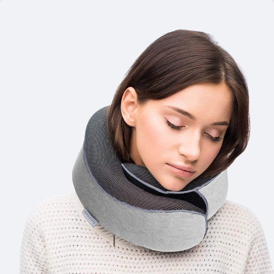 Nekkussen vliegtuig / auto - reiskussen - premium traagschuim - ergonomisch nekkussen - travel pillow - memmory foam