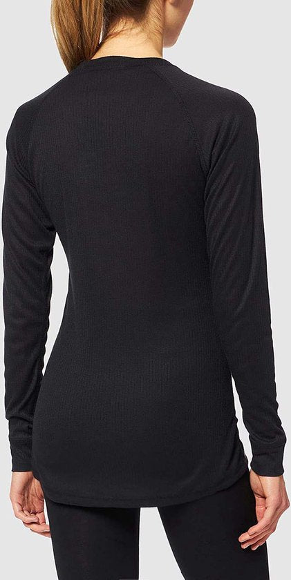 Heat Essentials - Thermo Ondergoed Dames - Thermoshirt Dames - Zwart - L - Thermokleding Dames - Thermo Shirt Dames Lange Mouw