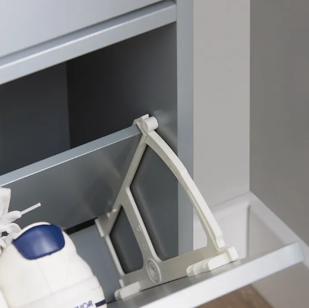 SoBuy Schoenenkast - 3 Kleppen - 50 x 19 x 129 cm - Grijs