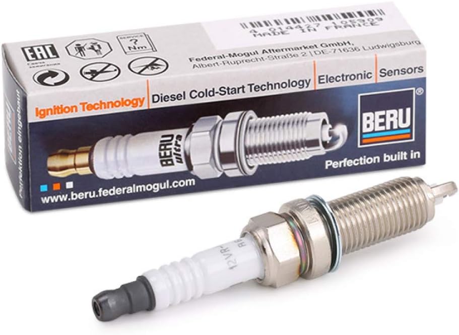 BERU ULTRA Z12 Bougie - M14x1,25 - 0,8 mm - 3-Massa Elektrode