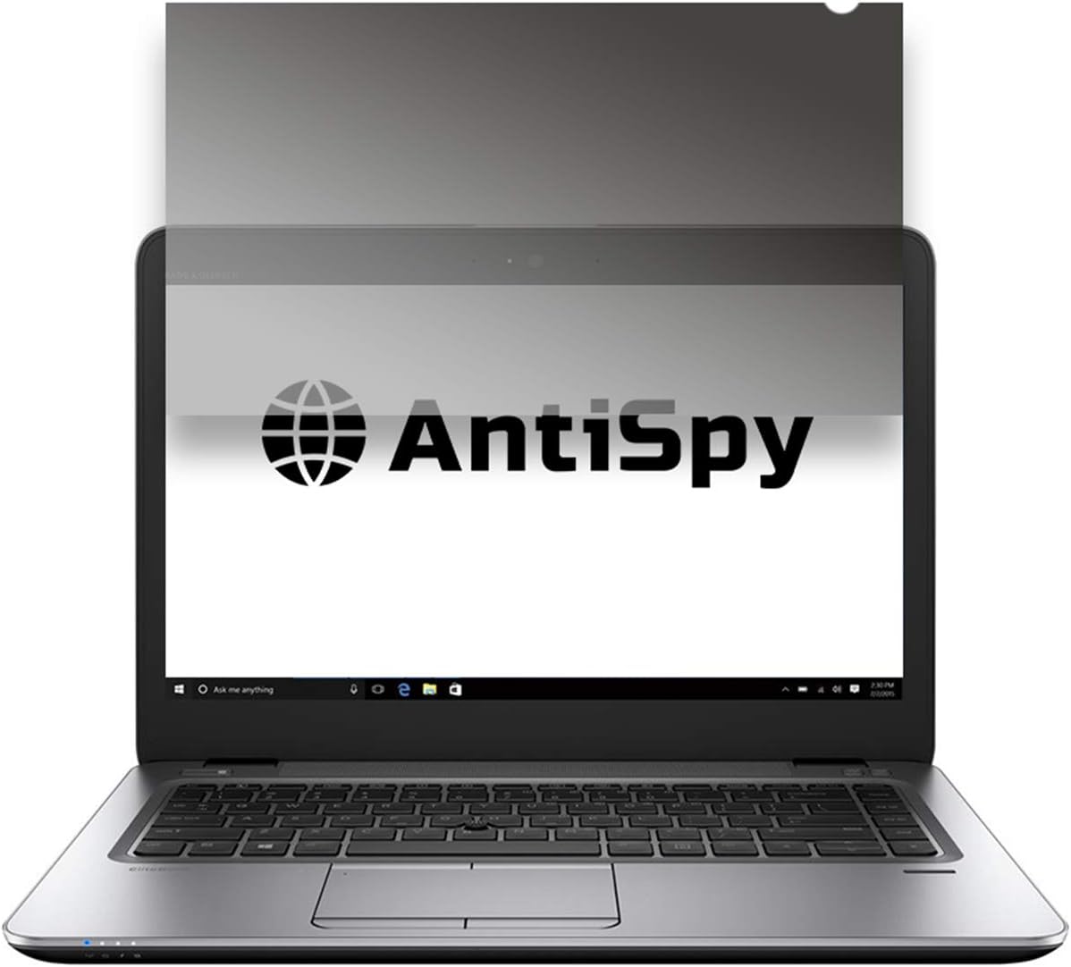 cobus 14" antispion privacyfilter – mat transparant – 309,9 × 175 mm